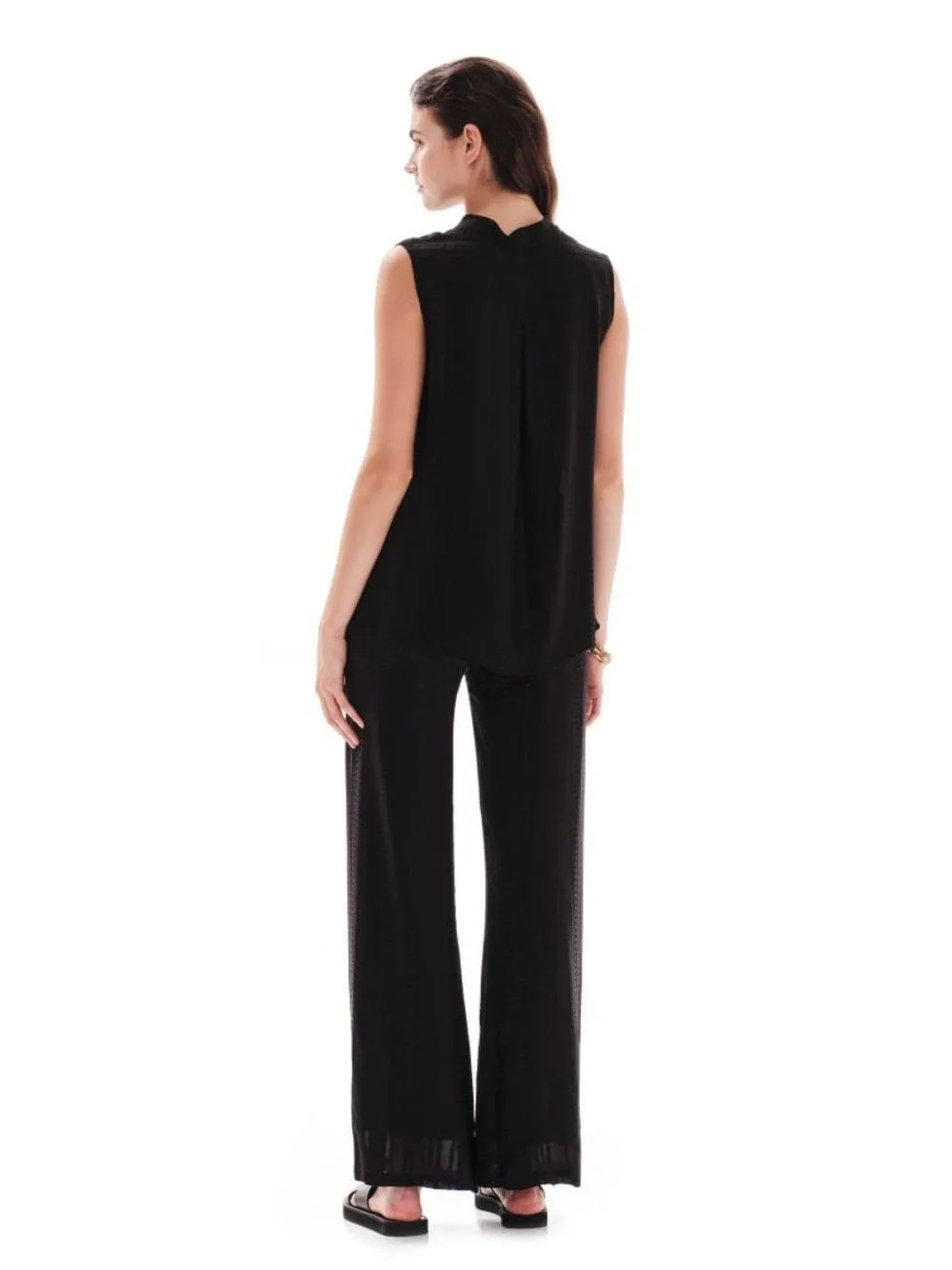 Alcestes Textured Silk Trousers