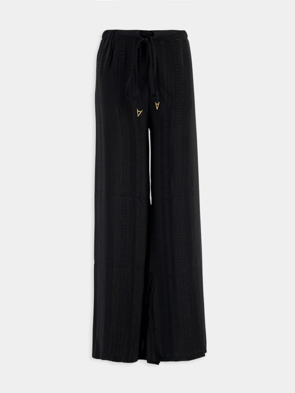 Alcestes Textured Silk Trousers