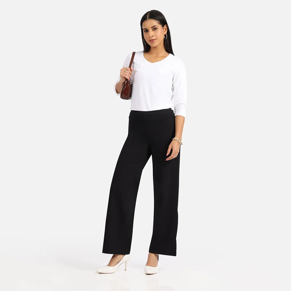 AM:PM Cotton Wide Legged Pants - Lite