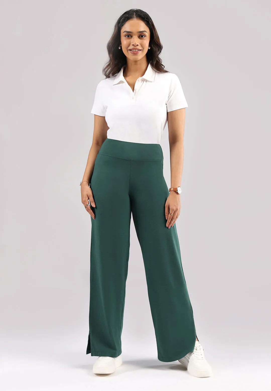 AM:PM Cotton Wide Legged Pants - Lite