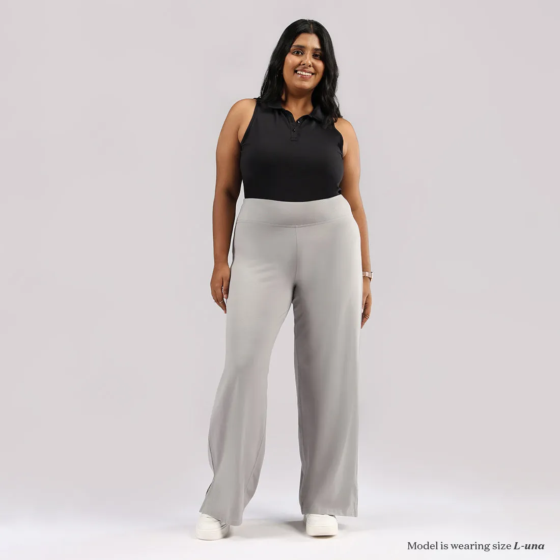 AM:PM Cotton Wide Legged Pants - Lite