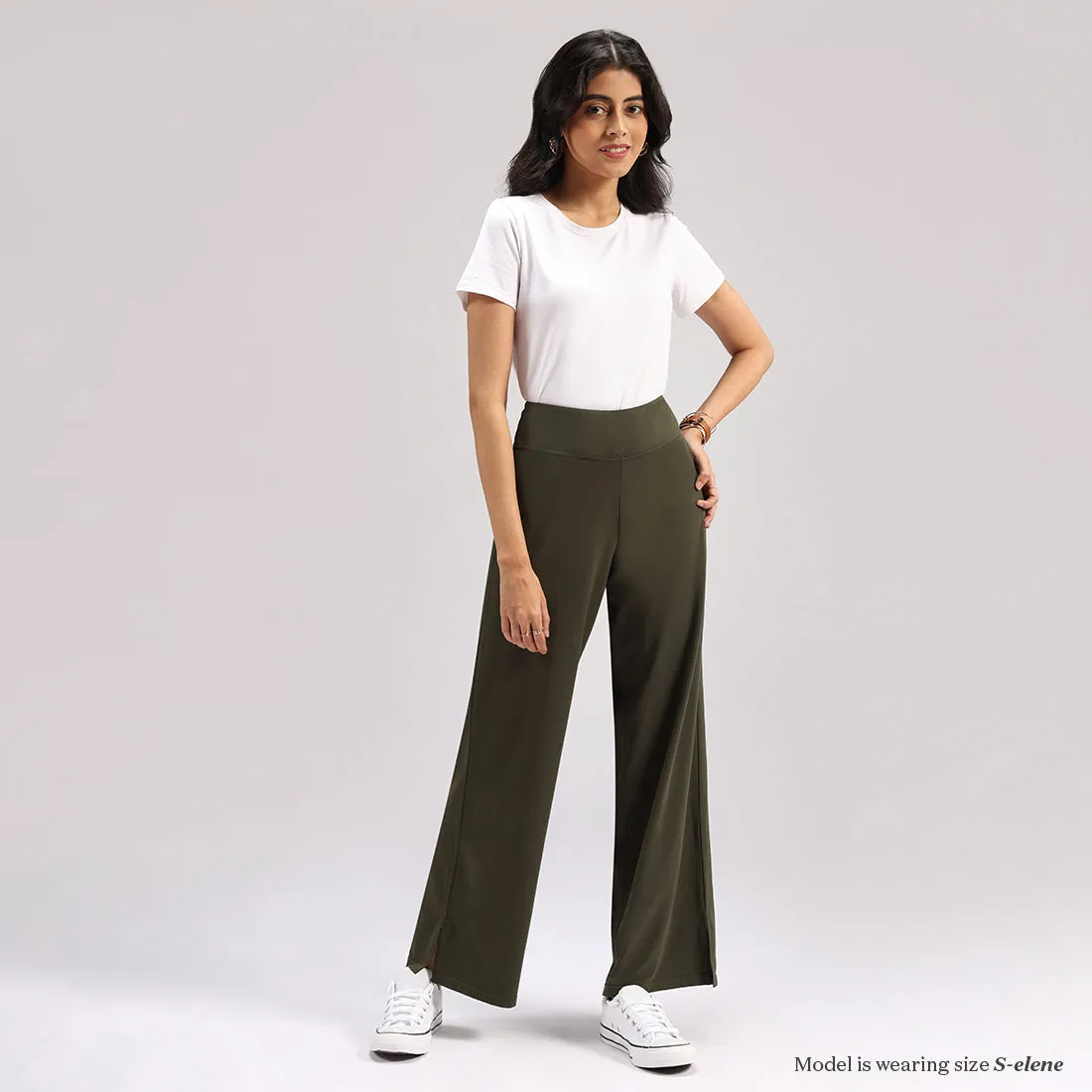 AM:PM Cotton Wide Legged Pants - Lite