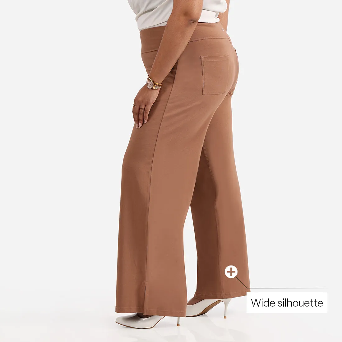 AM:PM Cotton Wide Legged Pants - Lite