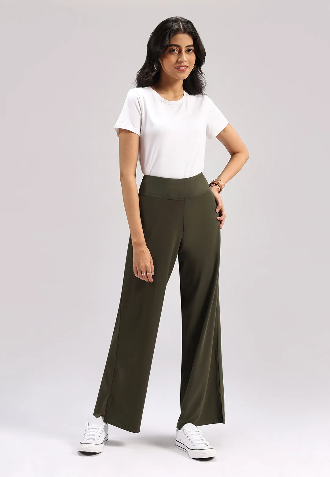 AM:PM Cotton Wide Legged Pants - Lite