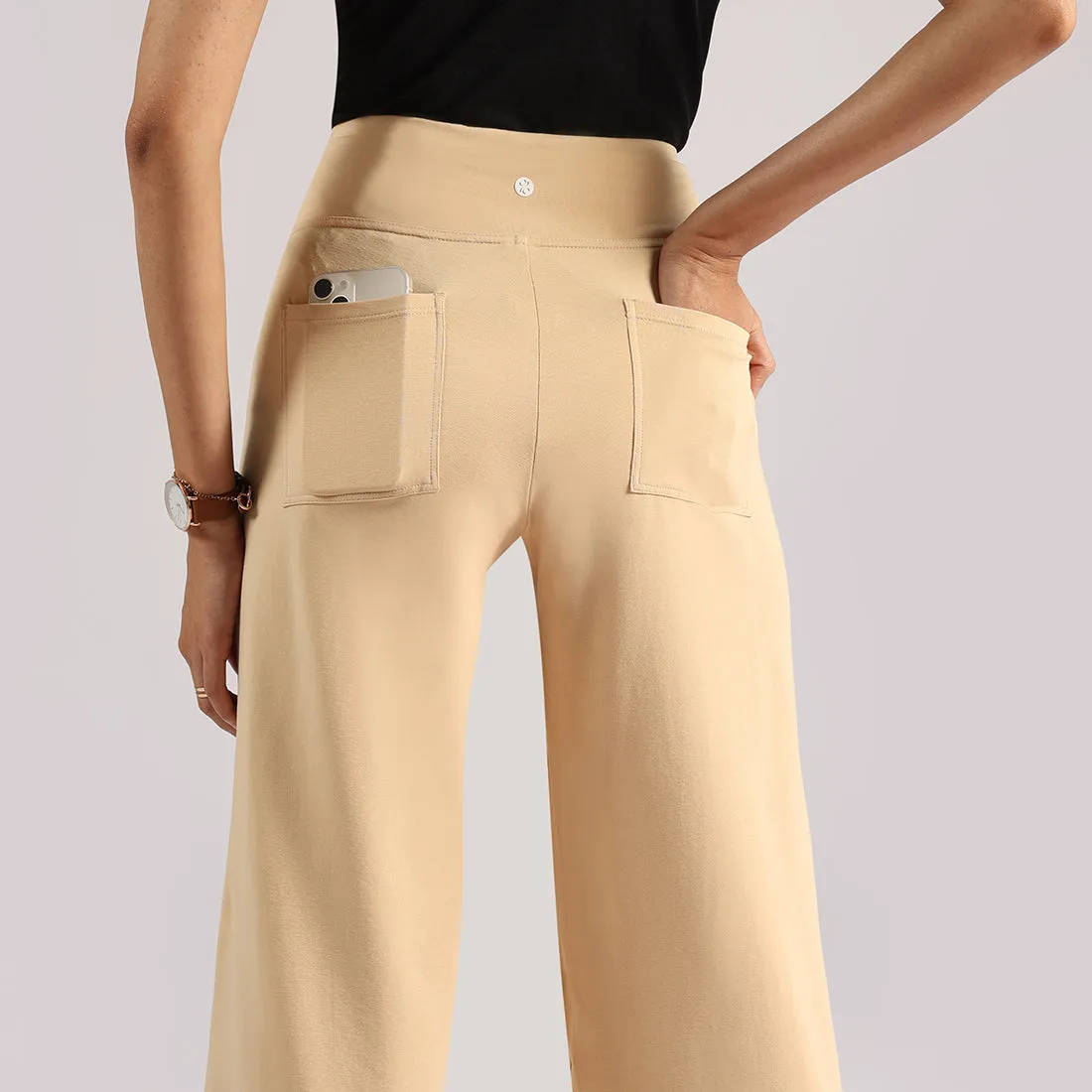 AM:PM Cotton Wide Legged Pants - Lite