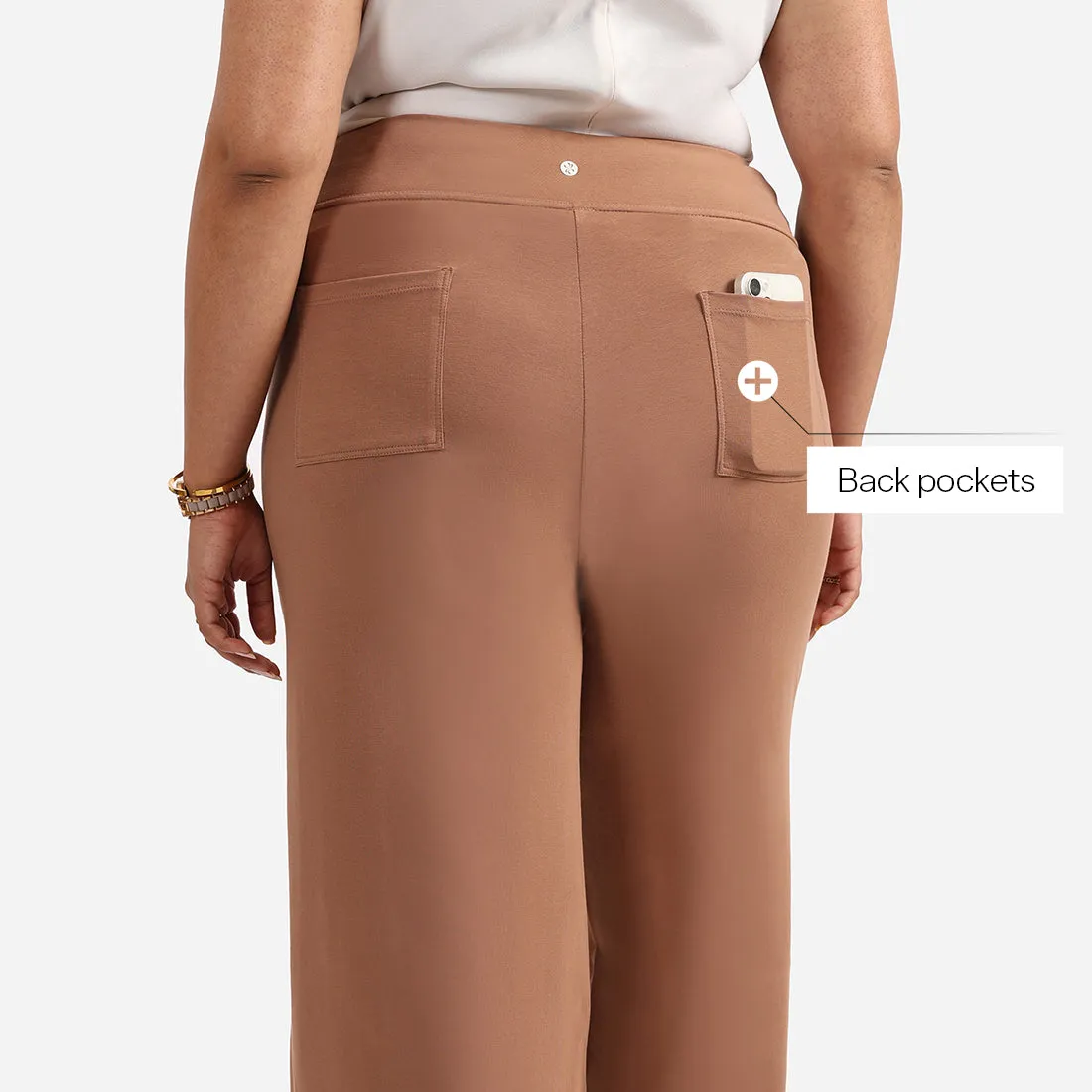 AM:PM Cotton Wide Legged Pants - Lite