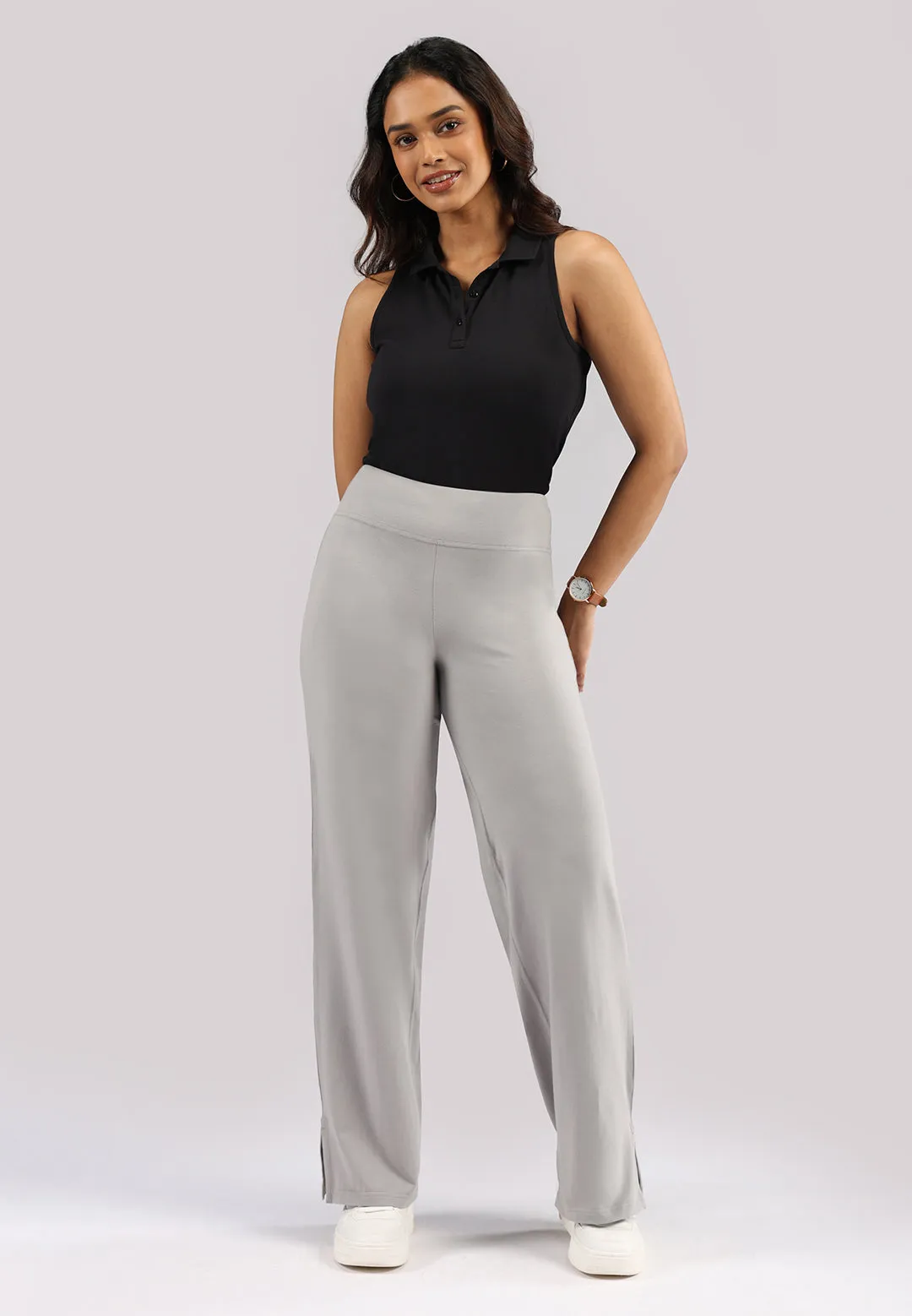 AM:PM Cotton Wide Legged Pants - Lite