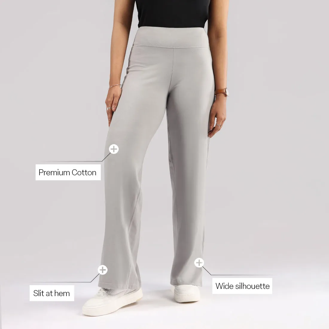 AM:PM Cotton Wide Legged Pants - Lite