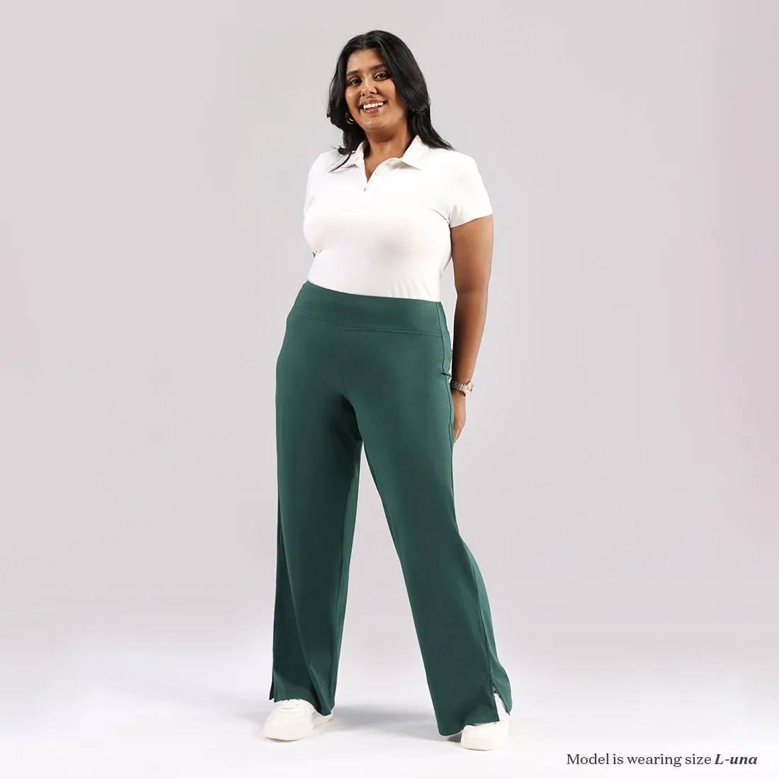 AM:PM Cotton Wide Legged Pants - Lite