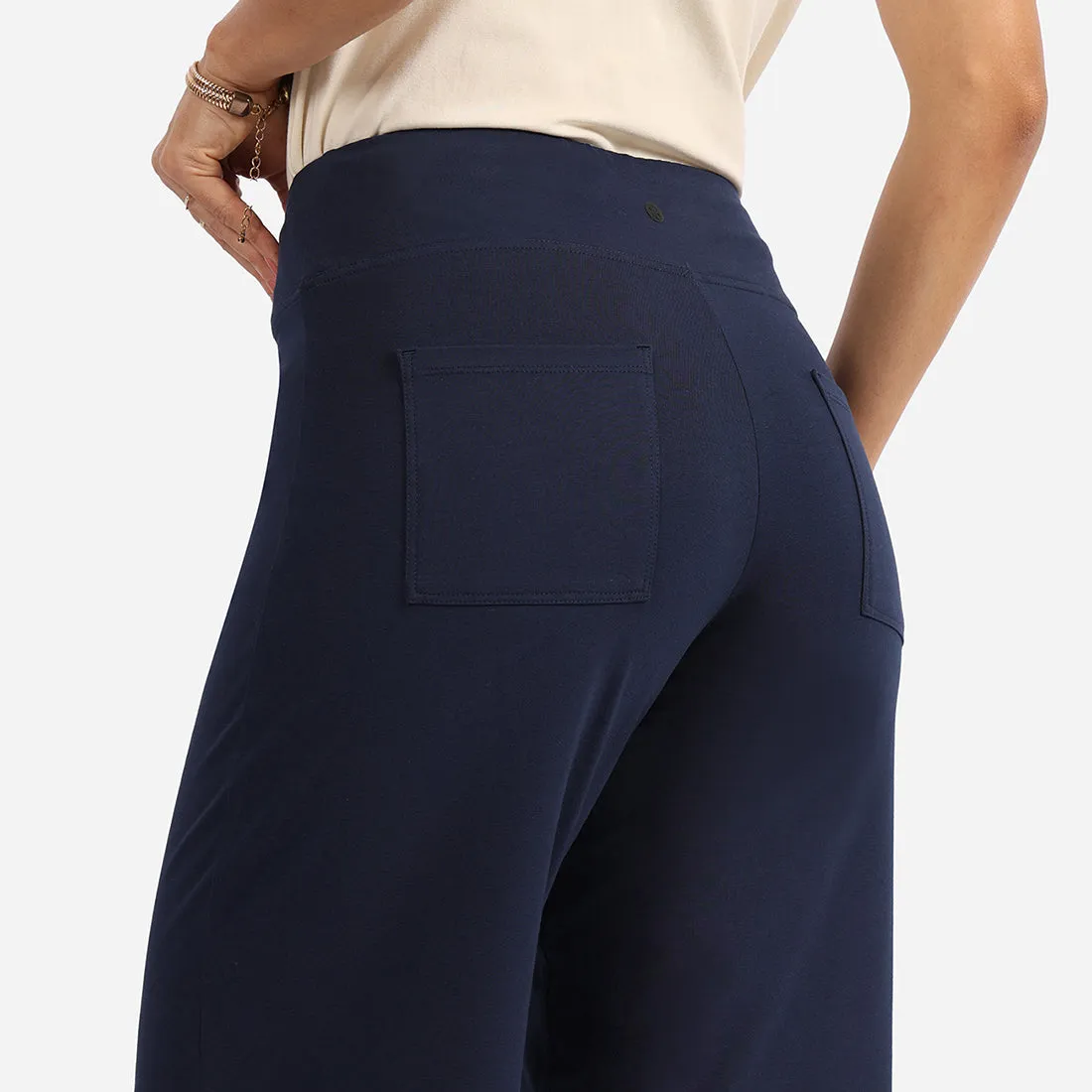 AM:PM Cotton Wide Legged Pants - Lite