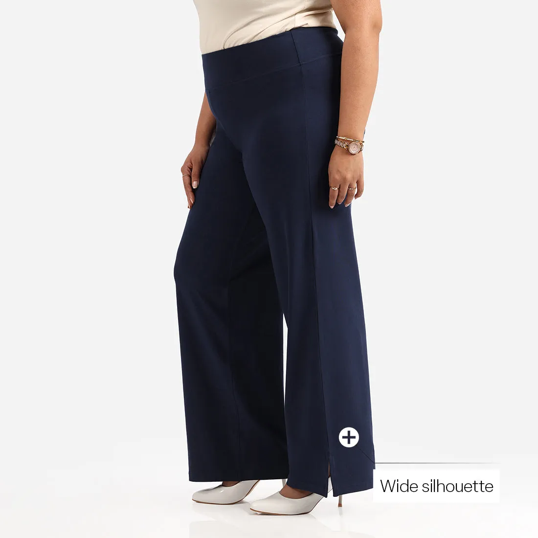 AM:PM Cotton Wide Legged Pants - Lite