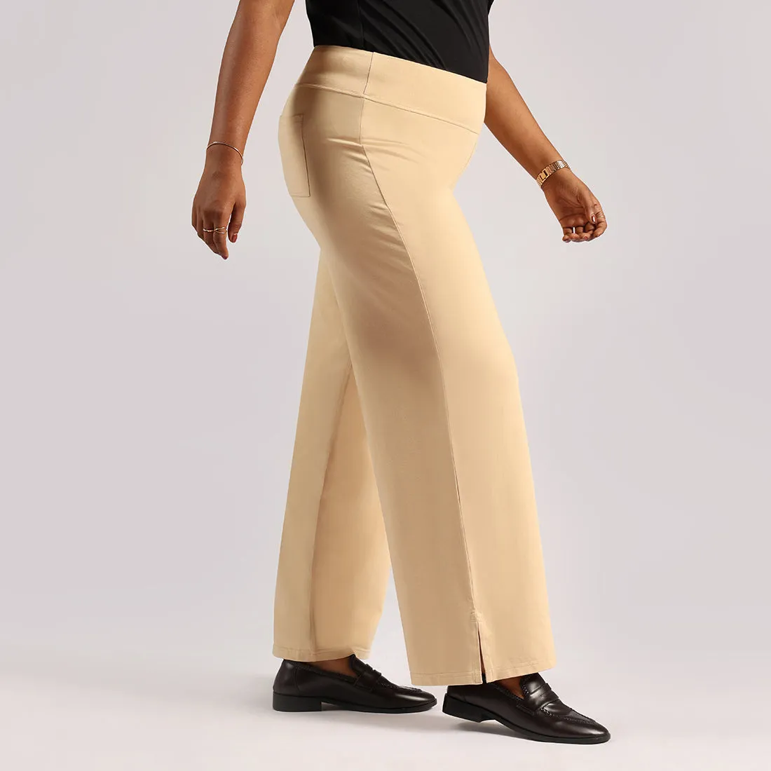 AM:PM Cotton Wide Legged Pants - Lite