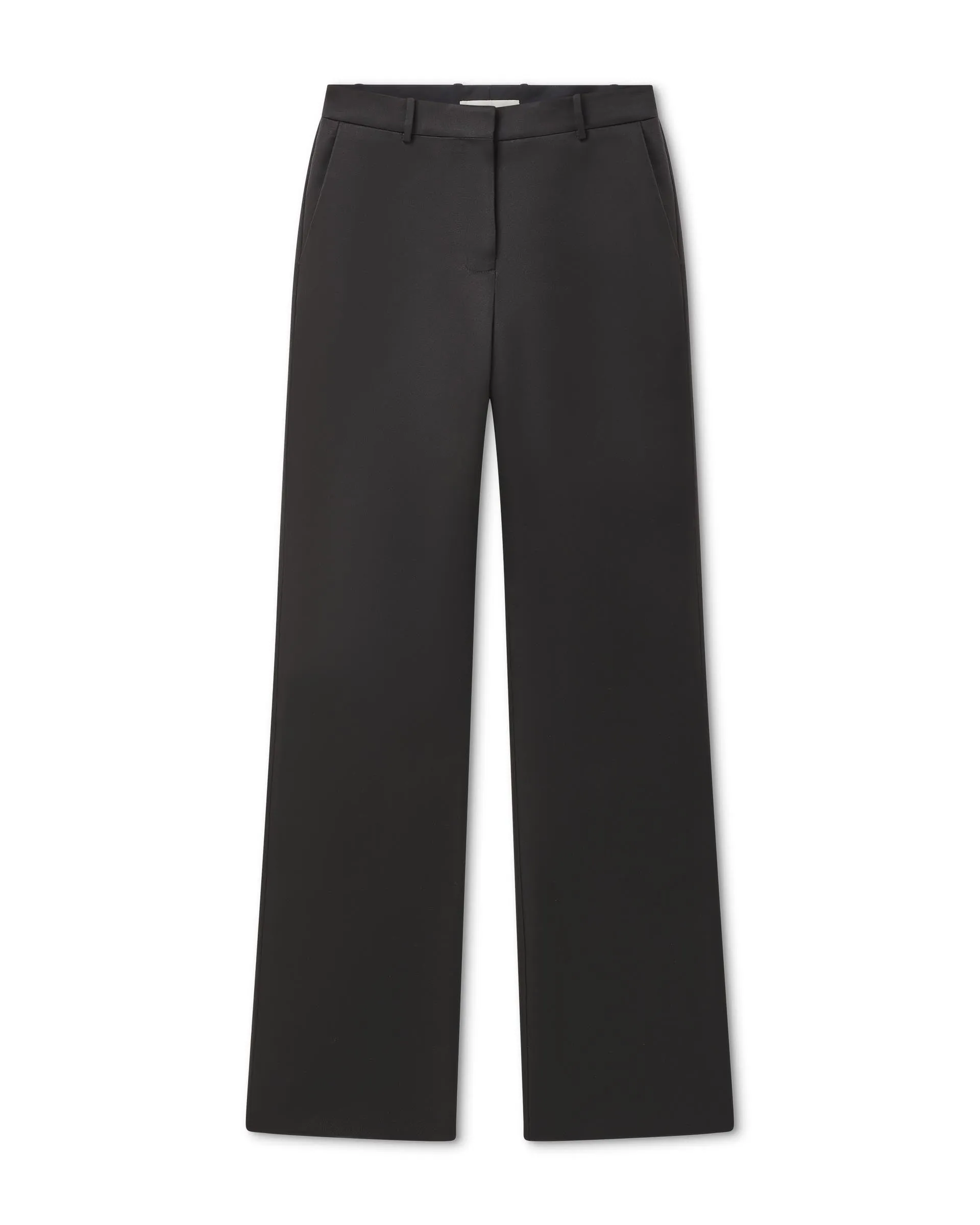 Anya Trousers in Duchess Silk, Black