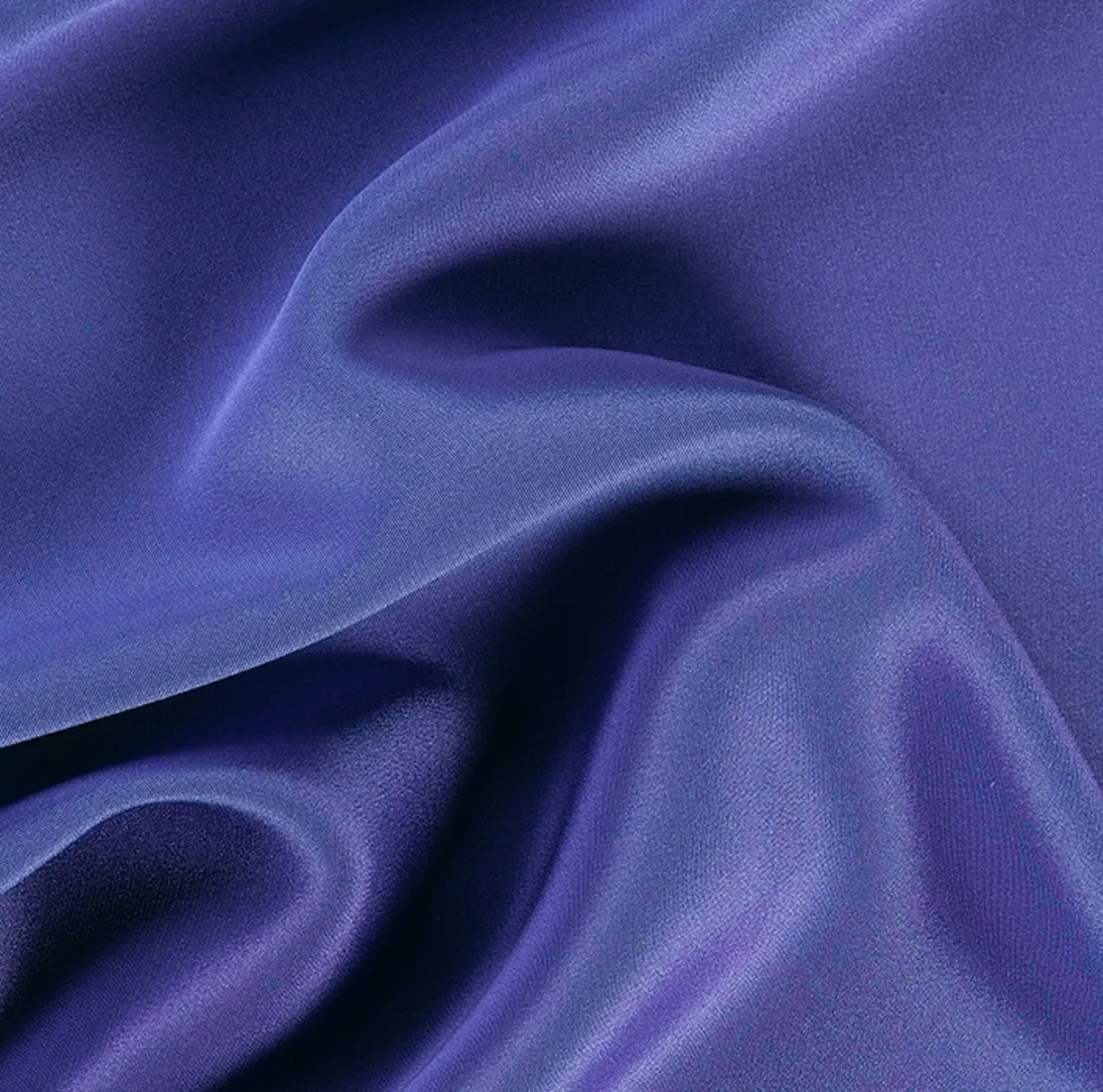 Blue Iris 3-Ply 30mm Stretch Silk Crepe