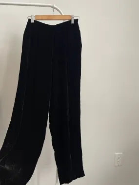 Deadstock 90s Silk Velvet Trousers - 6