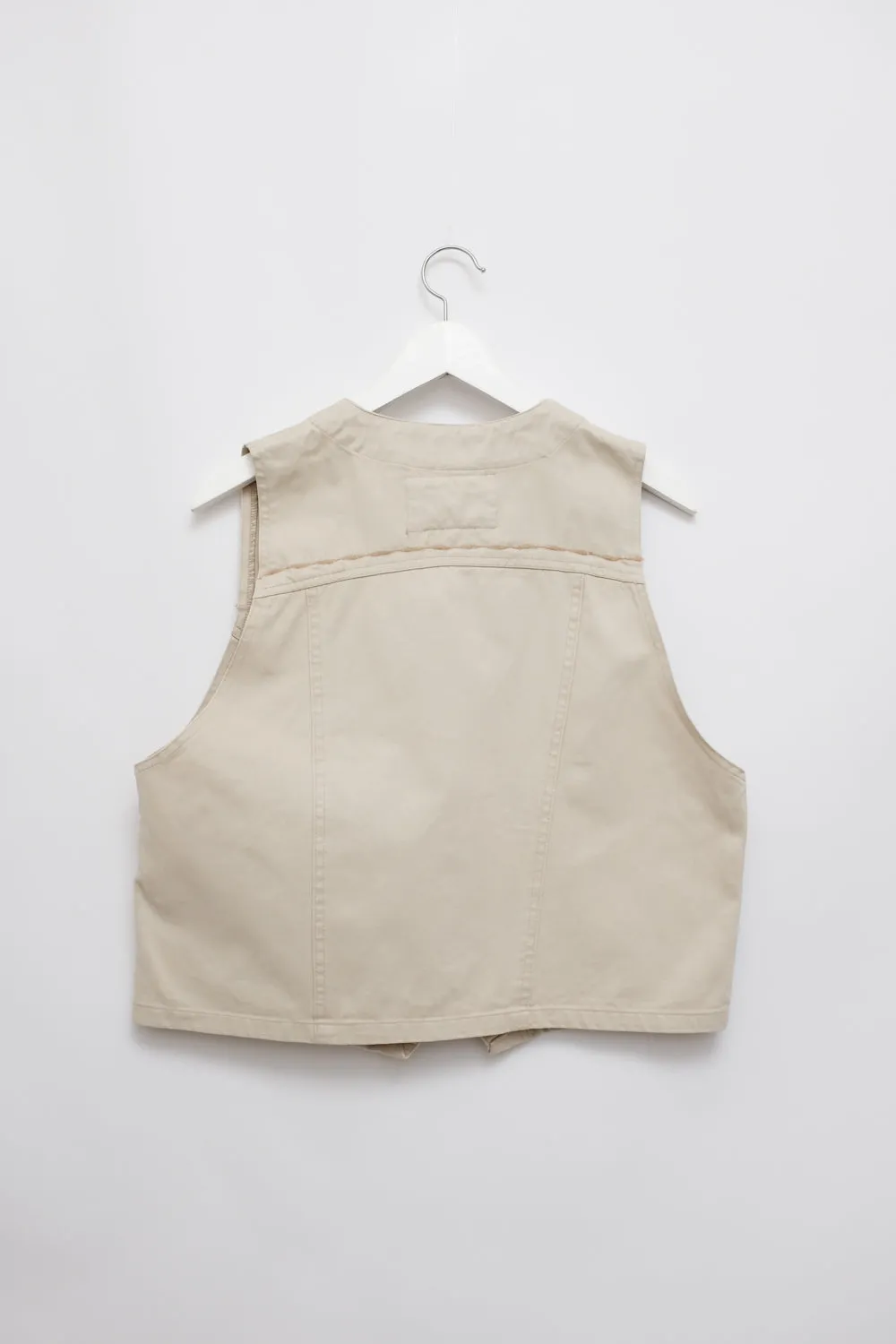 DENIM VINTAGE BEIGE VEST