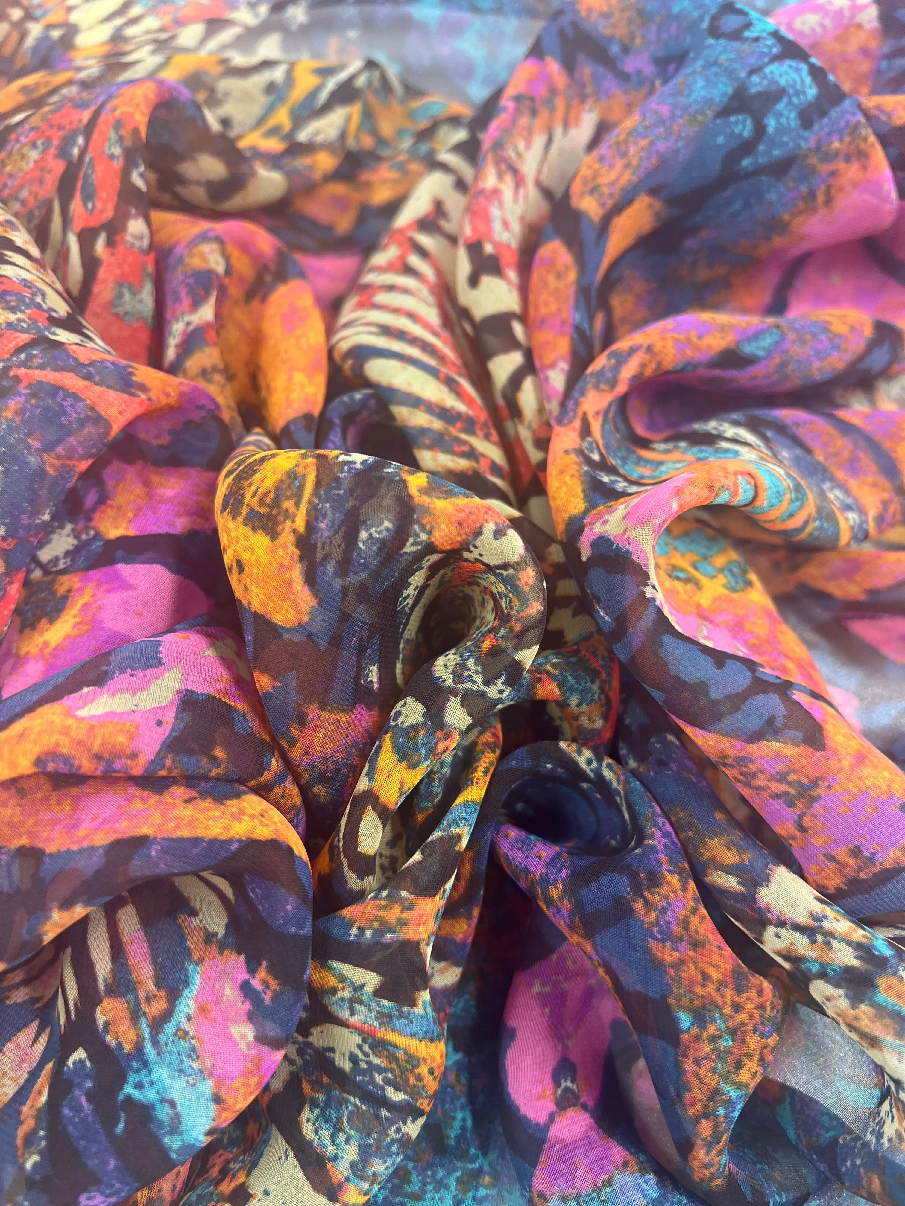 Designer Chiffon - Tribadelic - 150cm