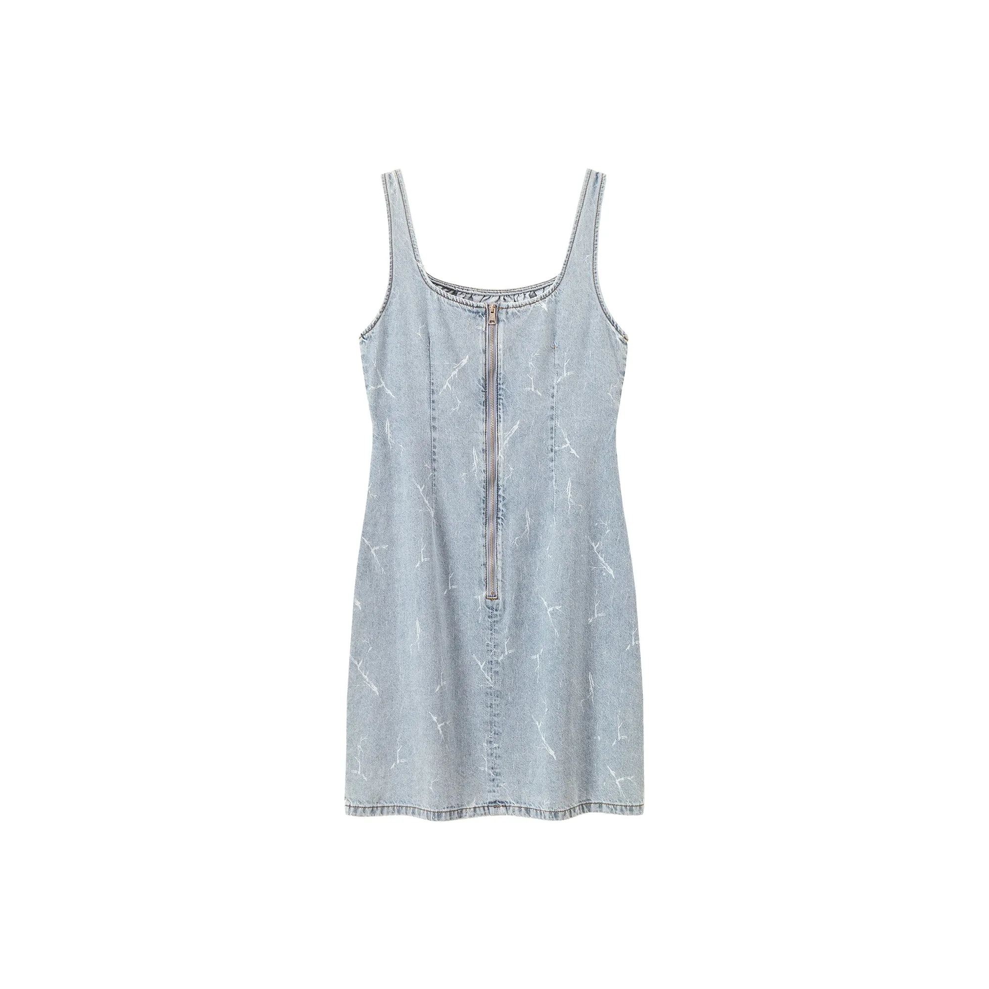 Empire Waist Denim Dress