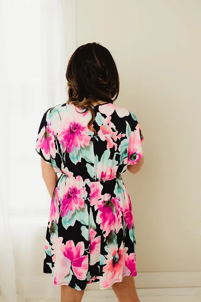 Empire Waist Floral Dress