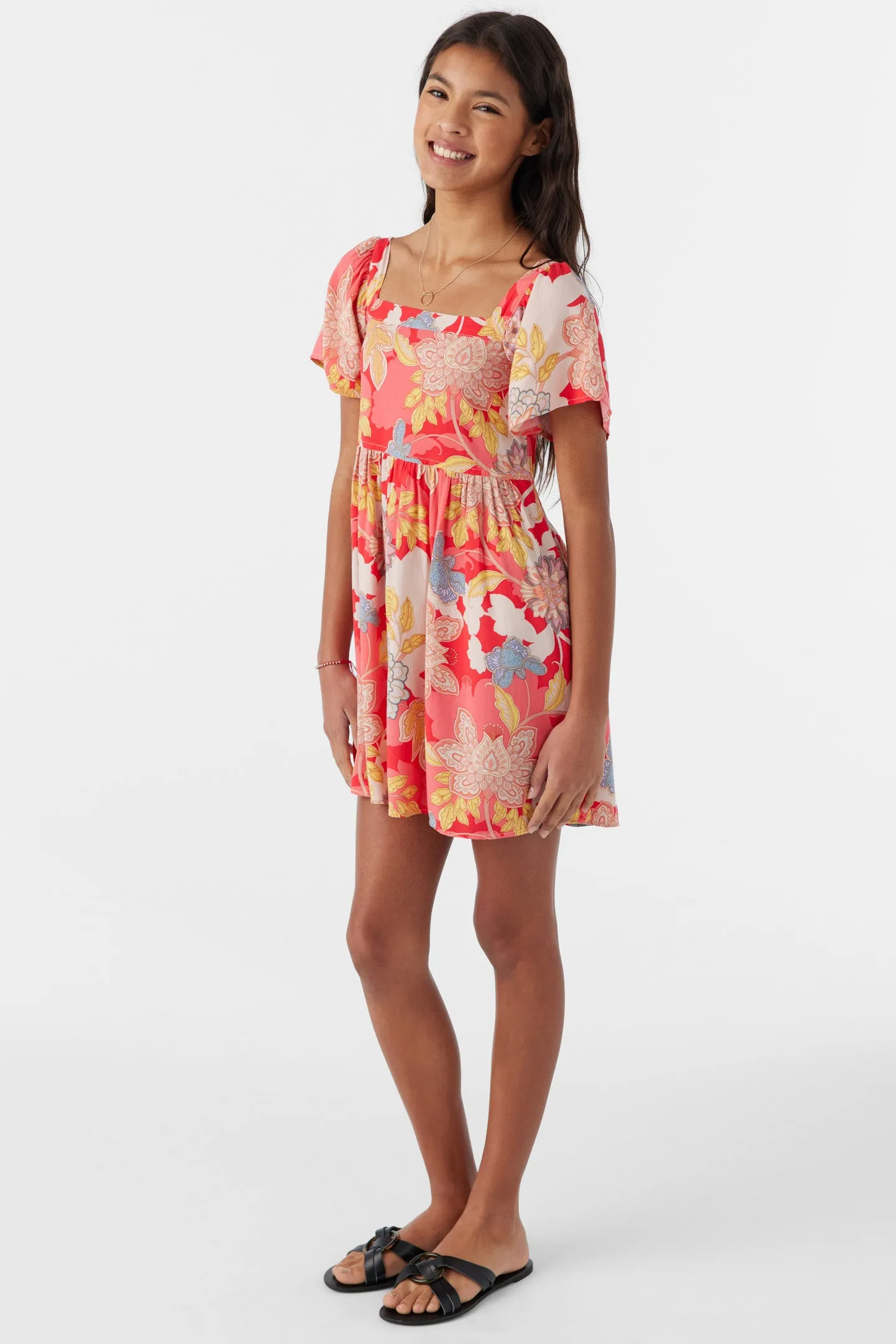 GIRL'S BECKA ANTAYLA FLORAL DRESS