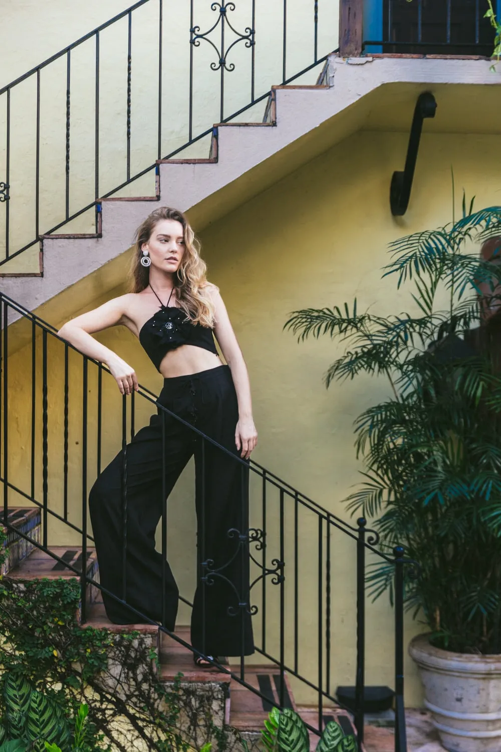 Golestan Pants - Black by RosewaterHouse