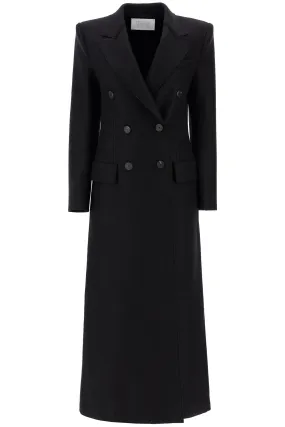 Harris Wharf London Double-Breasted Pressed Wool Coat