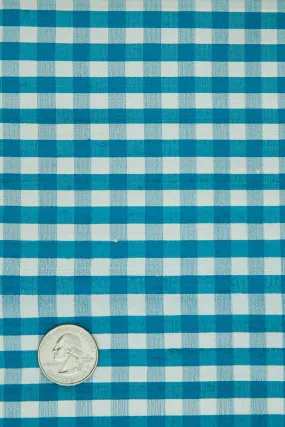 Hawaiian Ocean Gingham Shantung 563 Fabric