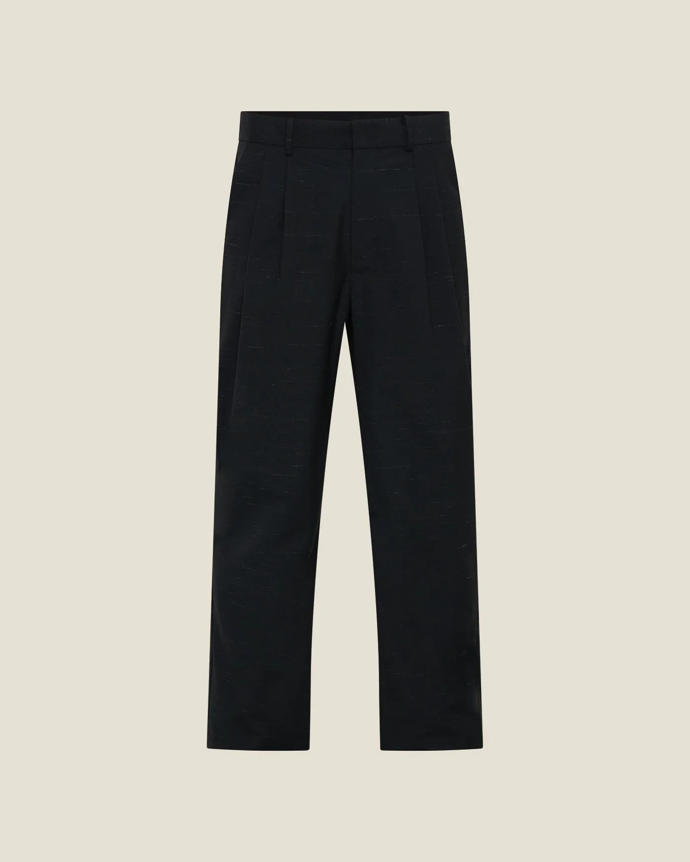 Heathered Straight Leg Tailored Trouser