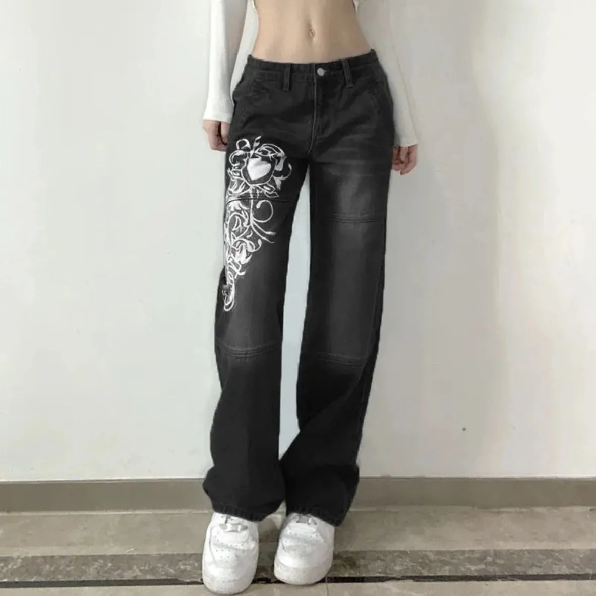 Indie Y2K Style Low Waisted Cargo Pants