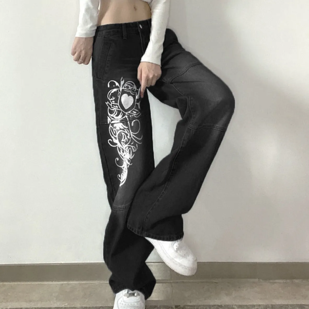 Indie Y2K Style Low Waisted Cargo Pants