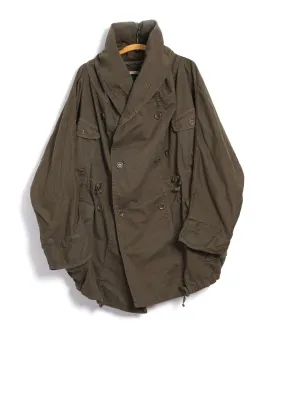 KATSURAGI | Cotton Ring Coat | Khaki