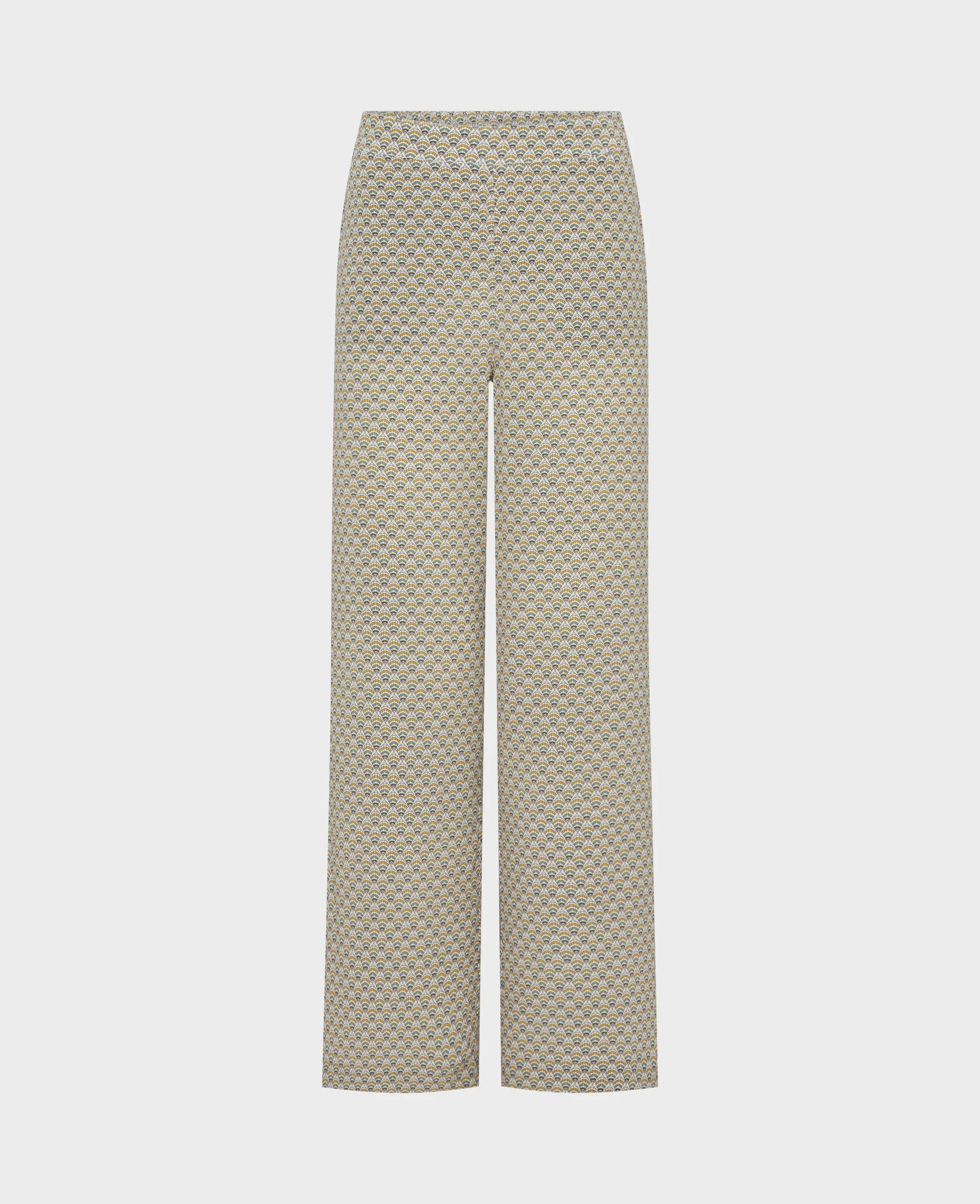 Liberty Print Silk Palazzo Trousers