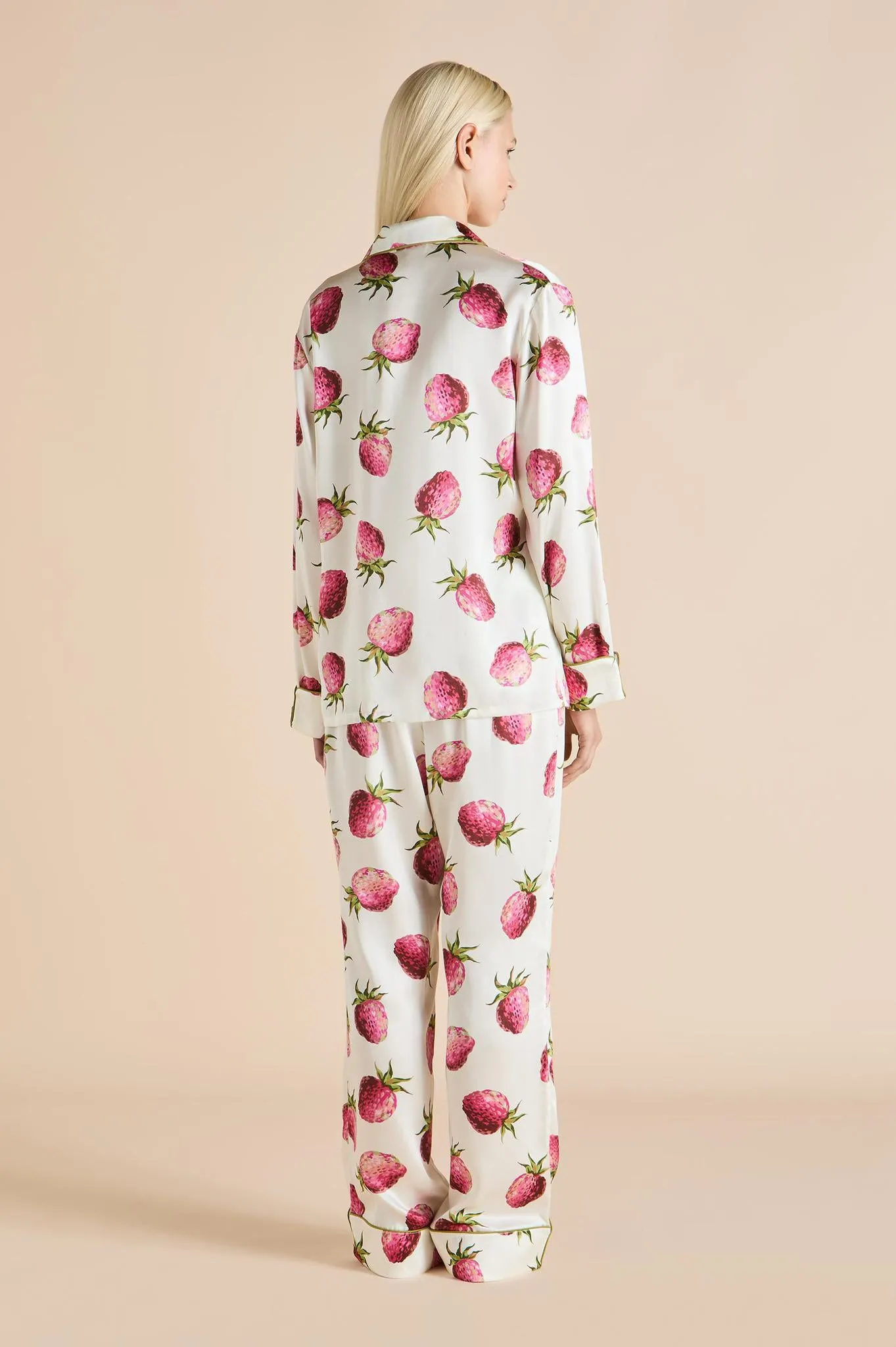 Lila Blythe Silk Long Pajama Set