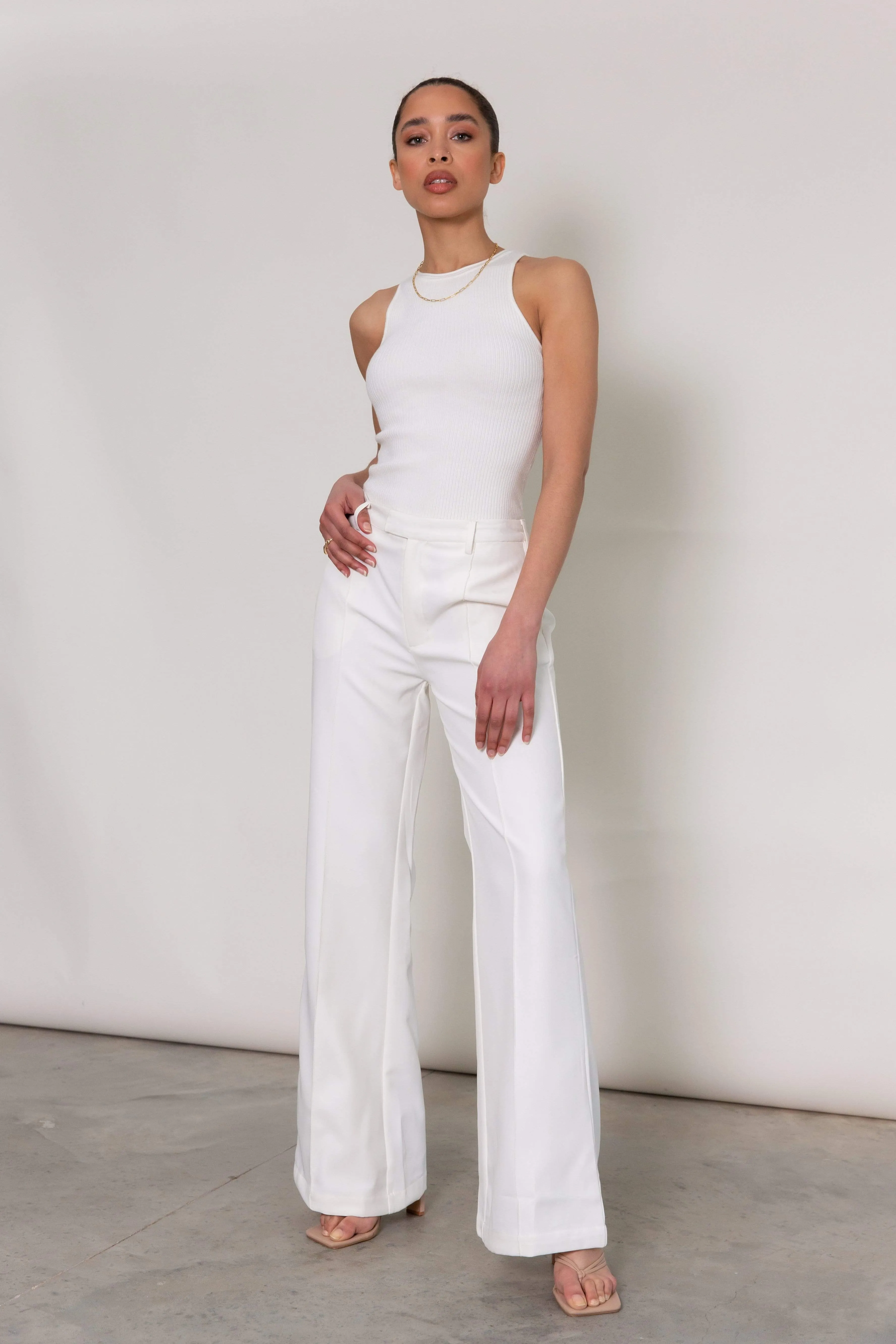 Marlowe Tailored Trousers - White