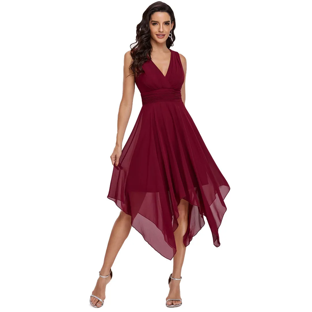 Midi Asymmetrical Wedding Guest Dress