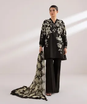 Monochrome '24-3 Piece - Printed Silk Suit - U3Psl24V43Uc