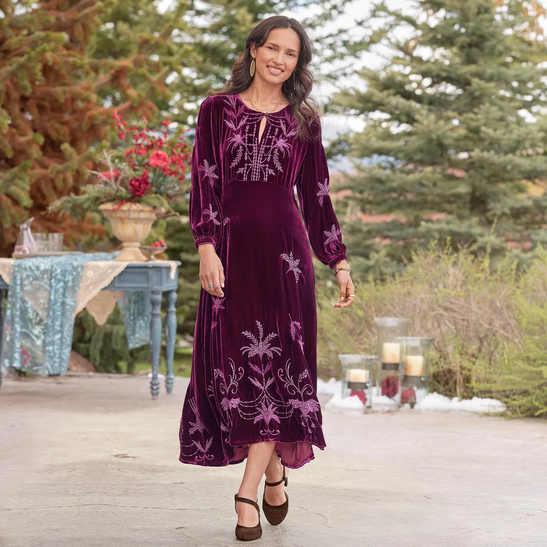 Palmira Velvet Dress