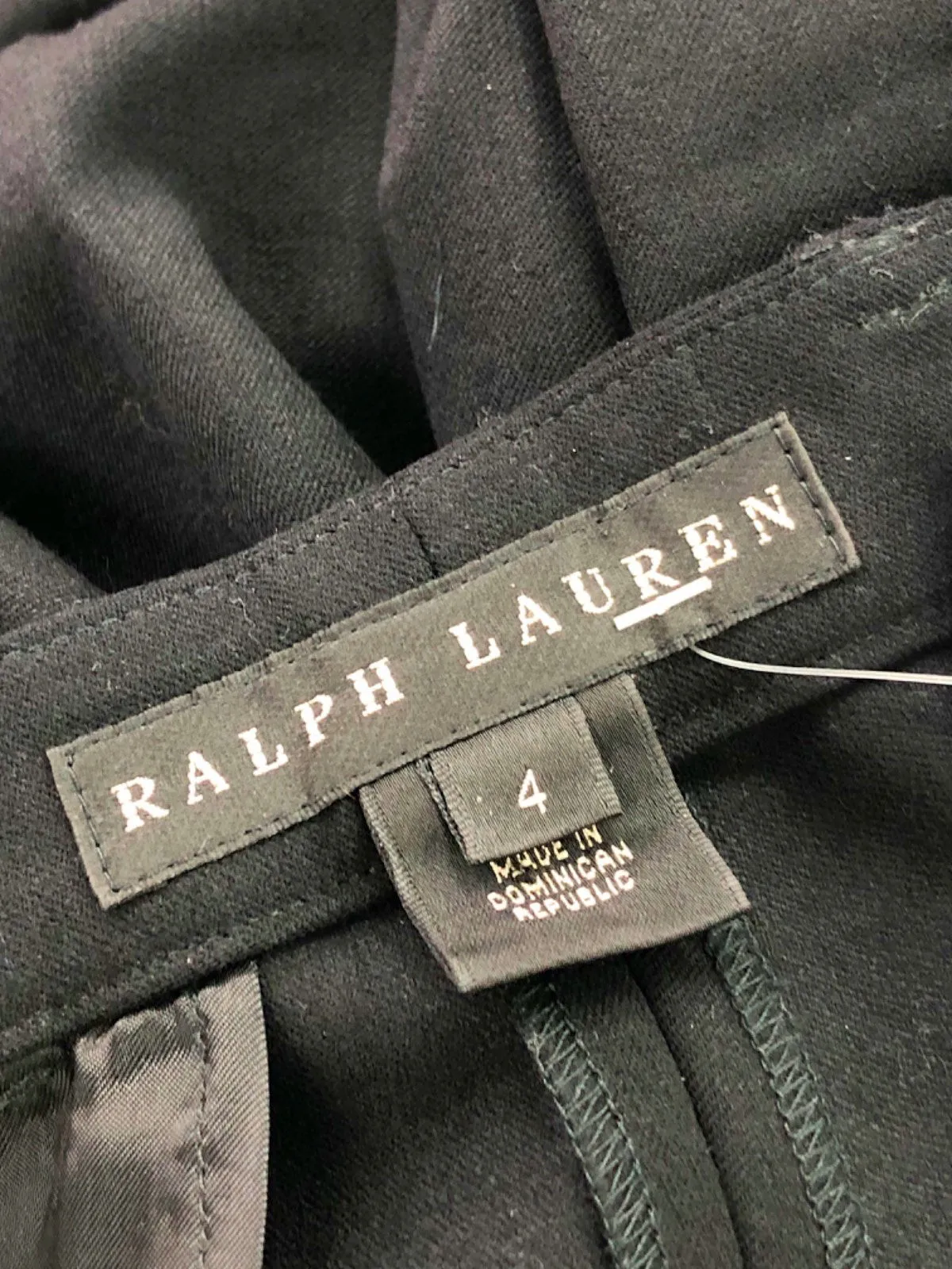 Ralph Lauren Black Tailored Trousers UK 4