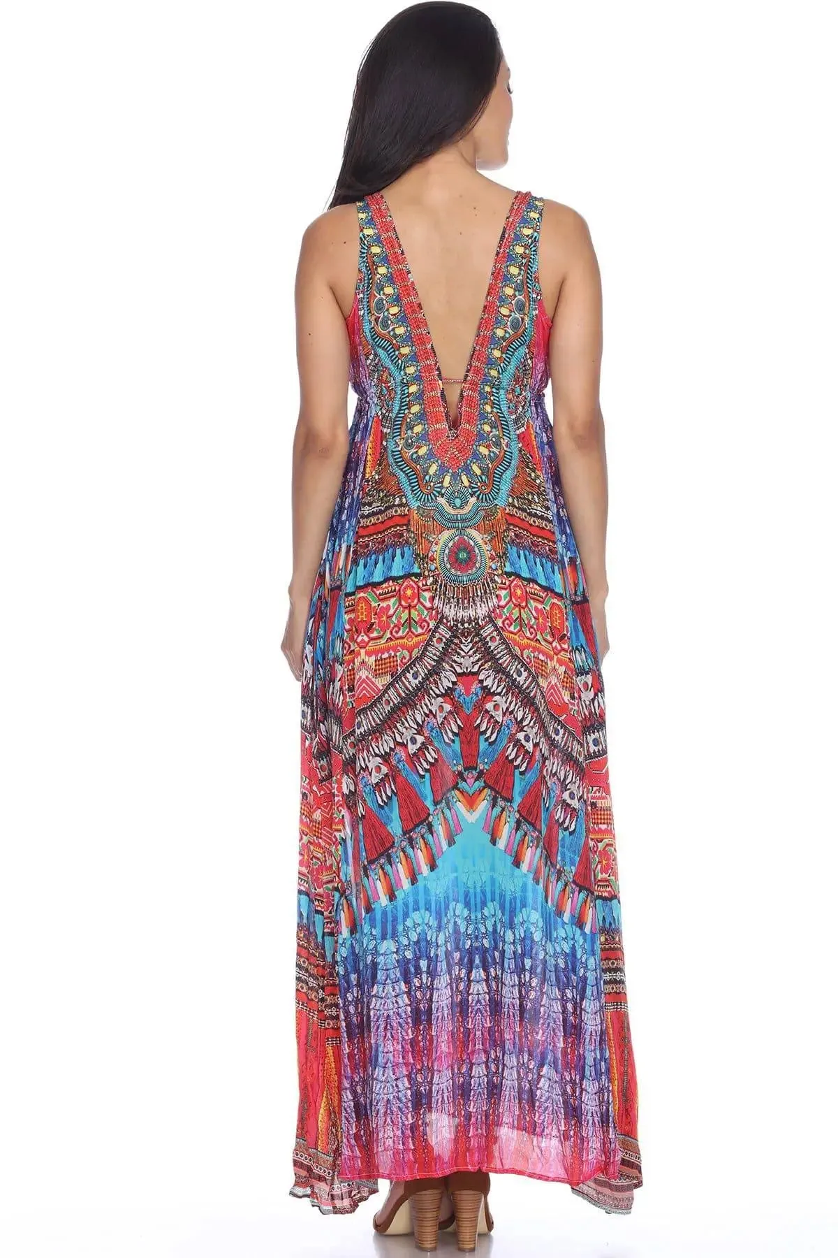 Resort Beach 2 Two Slit Party Maxi Long Dresses for Women - Sun Beach Club Dresses, Summer Wedding and Casual Evening