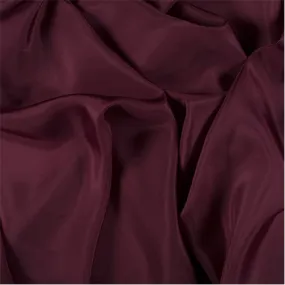 Runway Silks Burgundy Silk Crepe de Chine Fabric