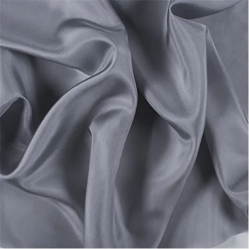 Runway Silks Silver Gray Silk Crepe de Chine Fabric