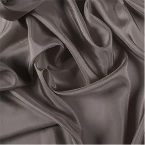 Runway Silks Taupe Silk Crepe de Chine Fabric