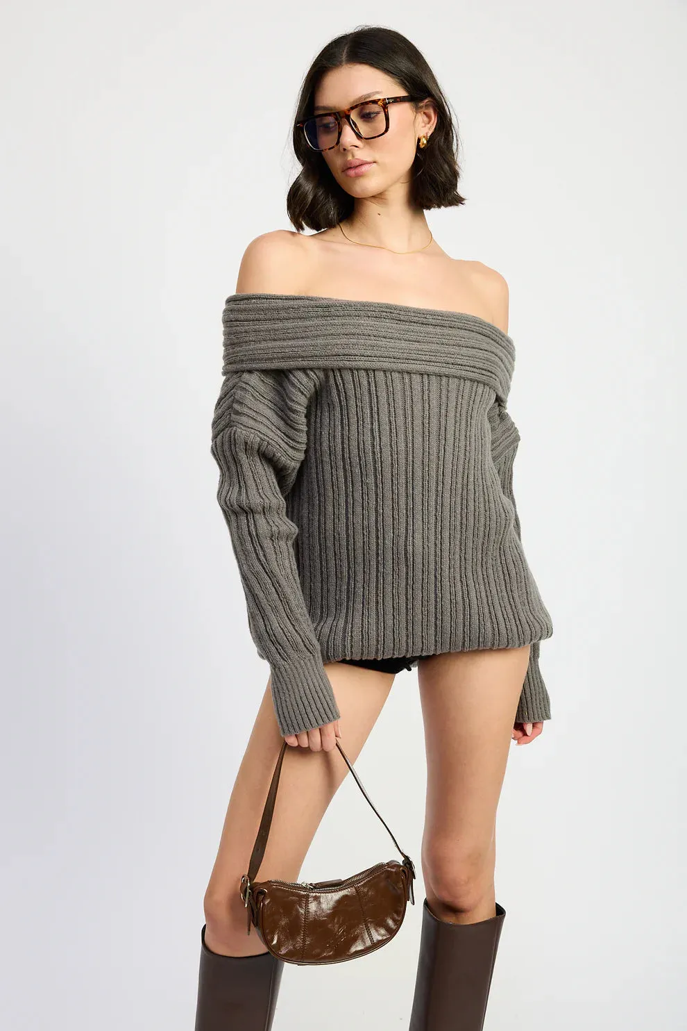 Ryleigh Off Shoulder Sweater