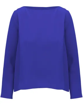 Sapphire Silk Balance Top