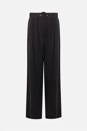 Silk Tuck Trousers