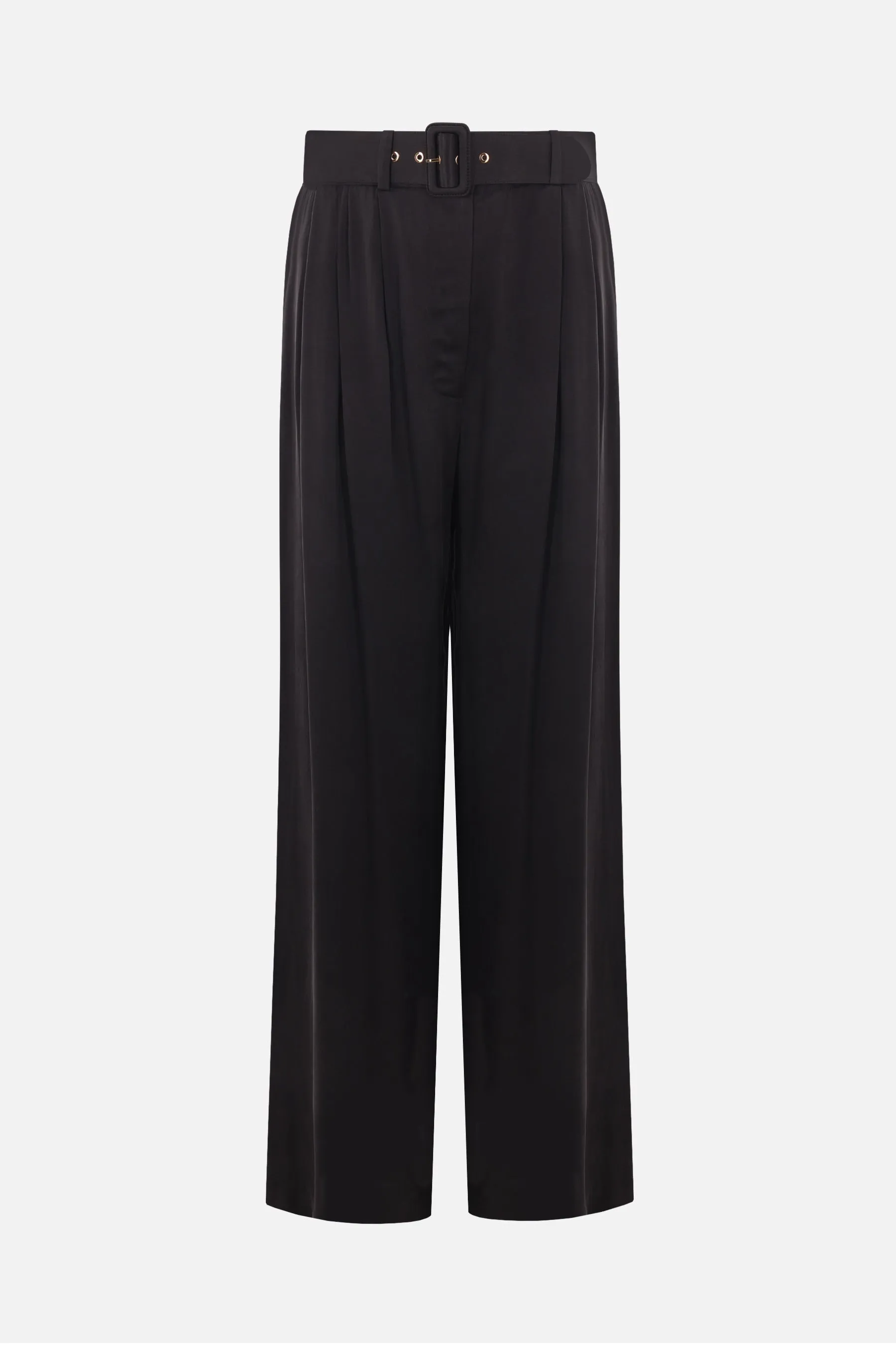 Silk Tuck Trousers