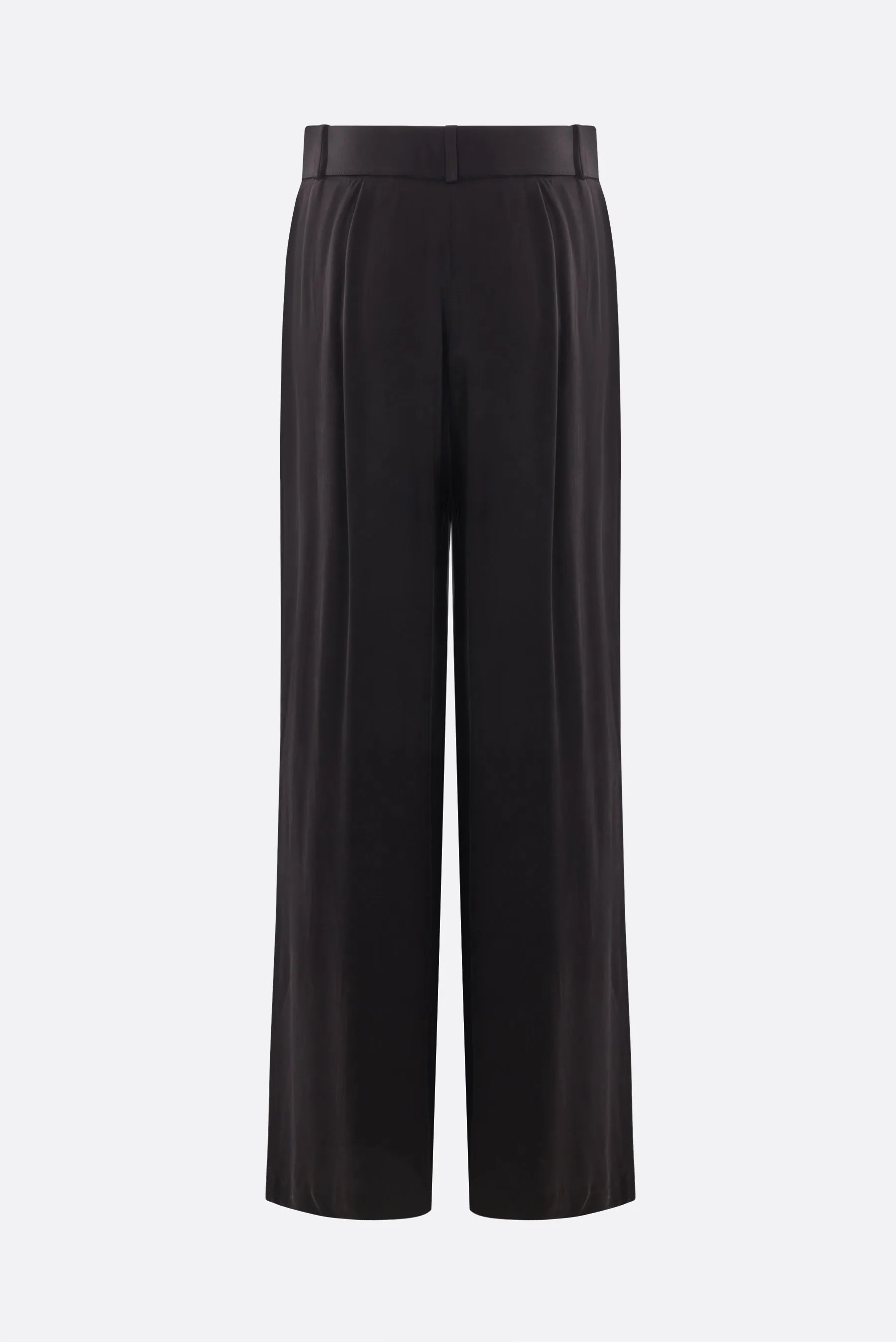 Silk Tuck Trousers