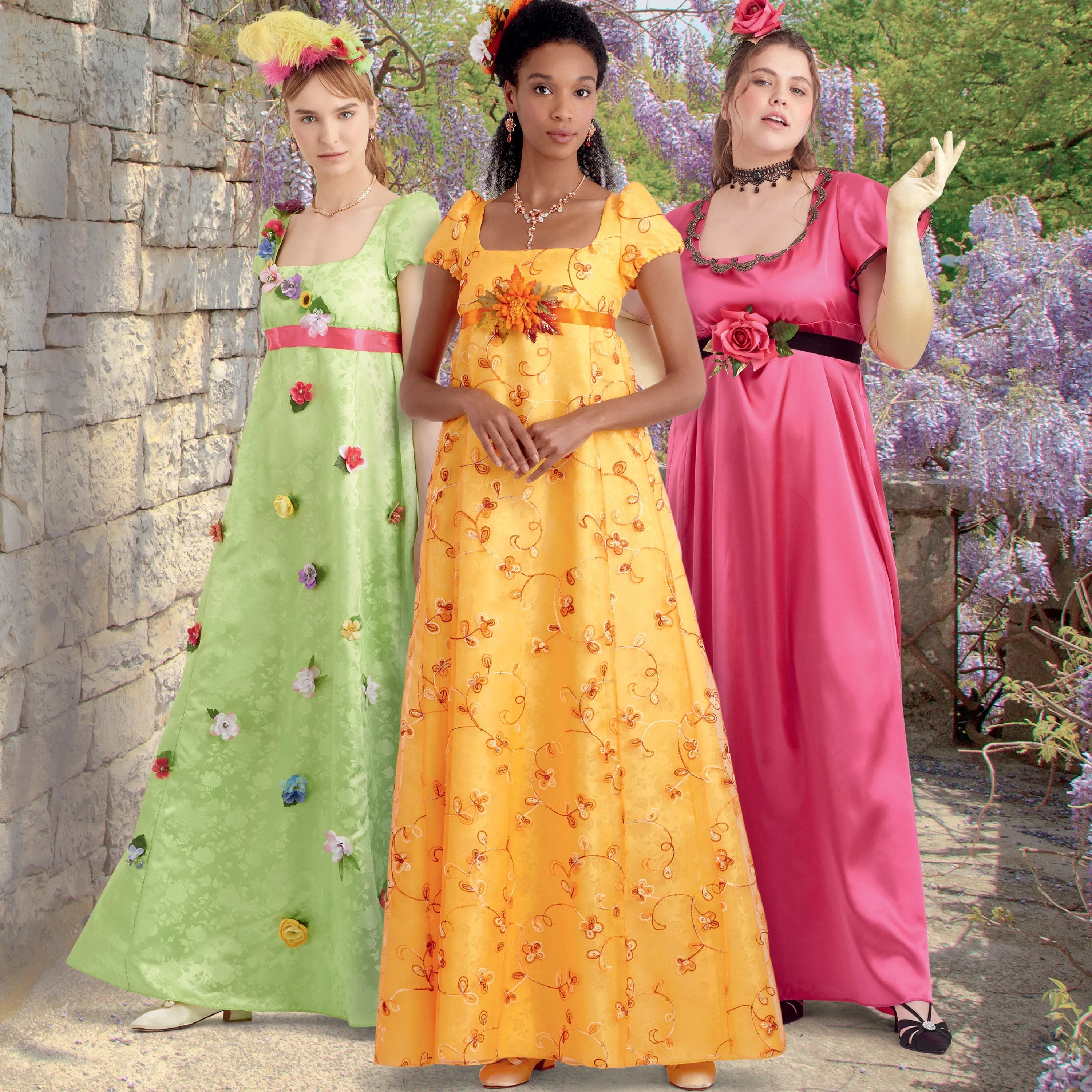 Simplicity Pattern 9434 Misses' and Women's Regency Era Dresses