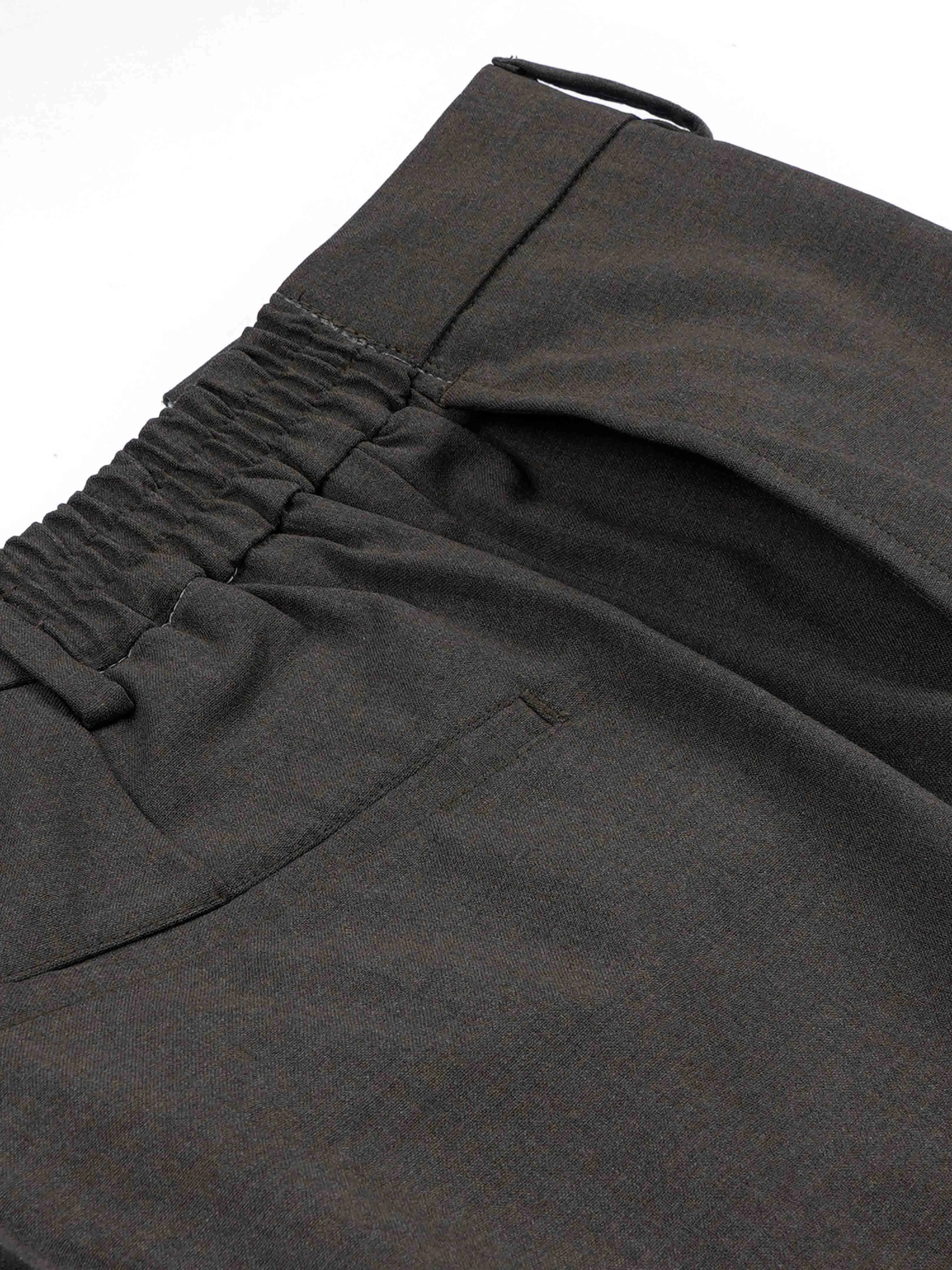 Soft Miracle Brown Tailored Trousers