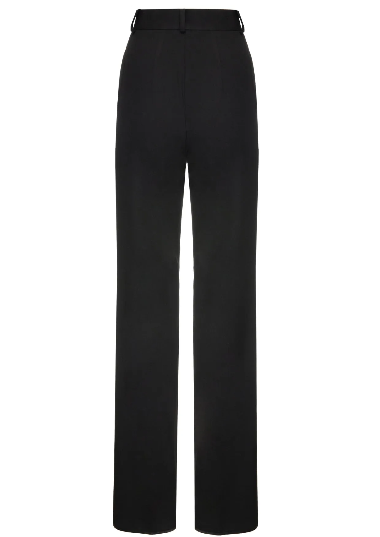 Straight-Leg Cotton-Mix Trousers